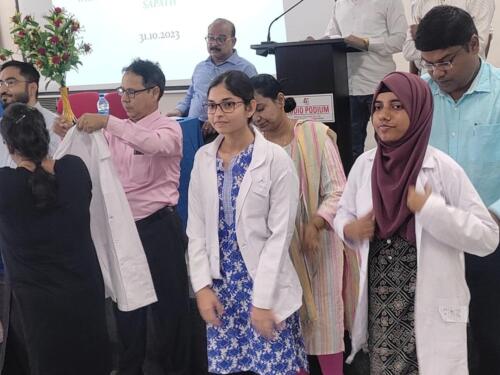 White coat ceremony for MBBS student 2023-2024 session